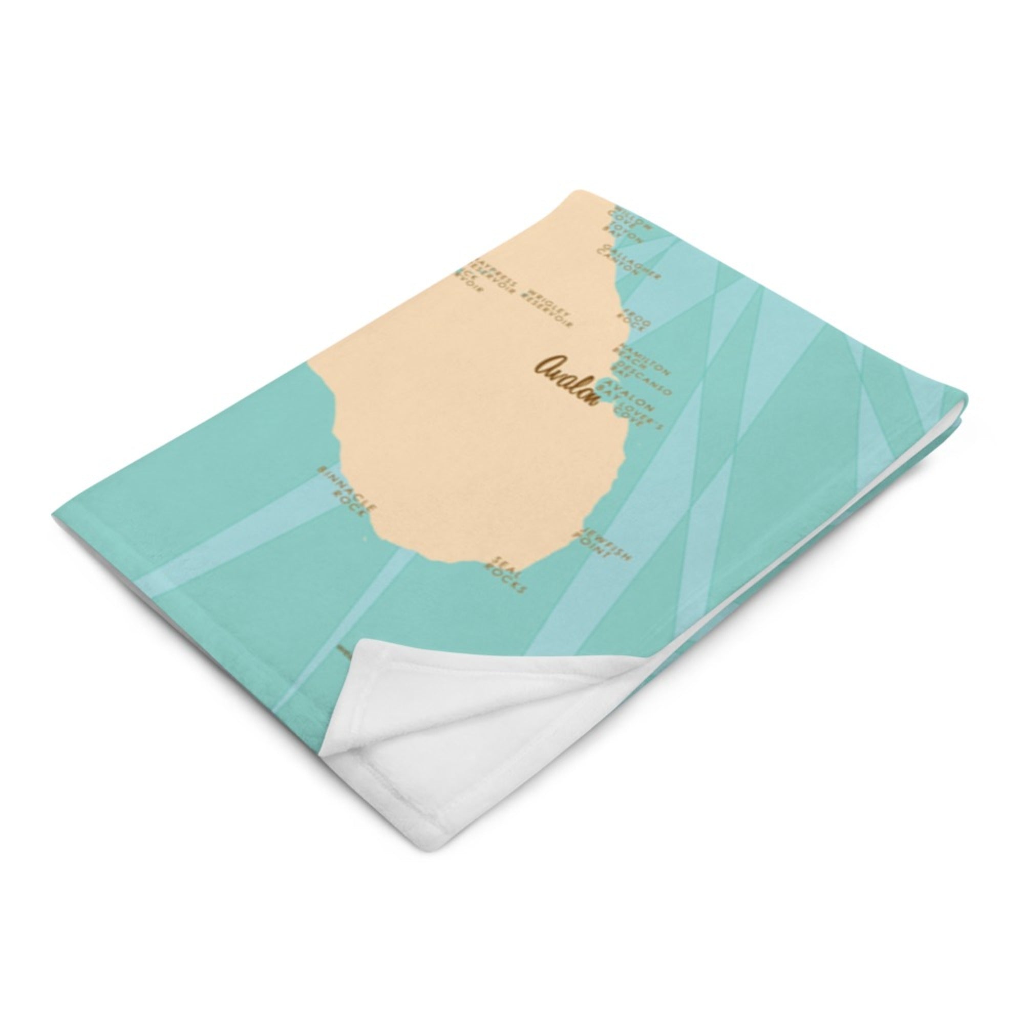 Catalina Island California Throw Blanket