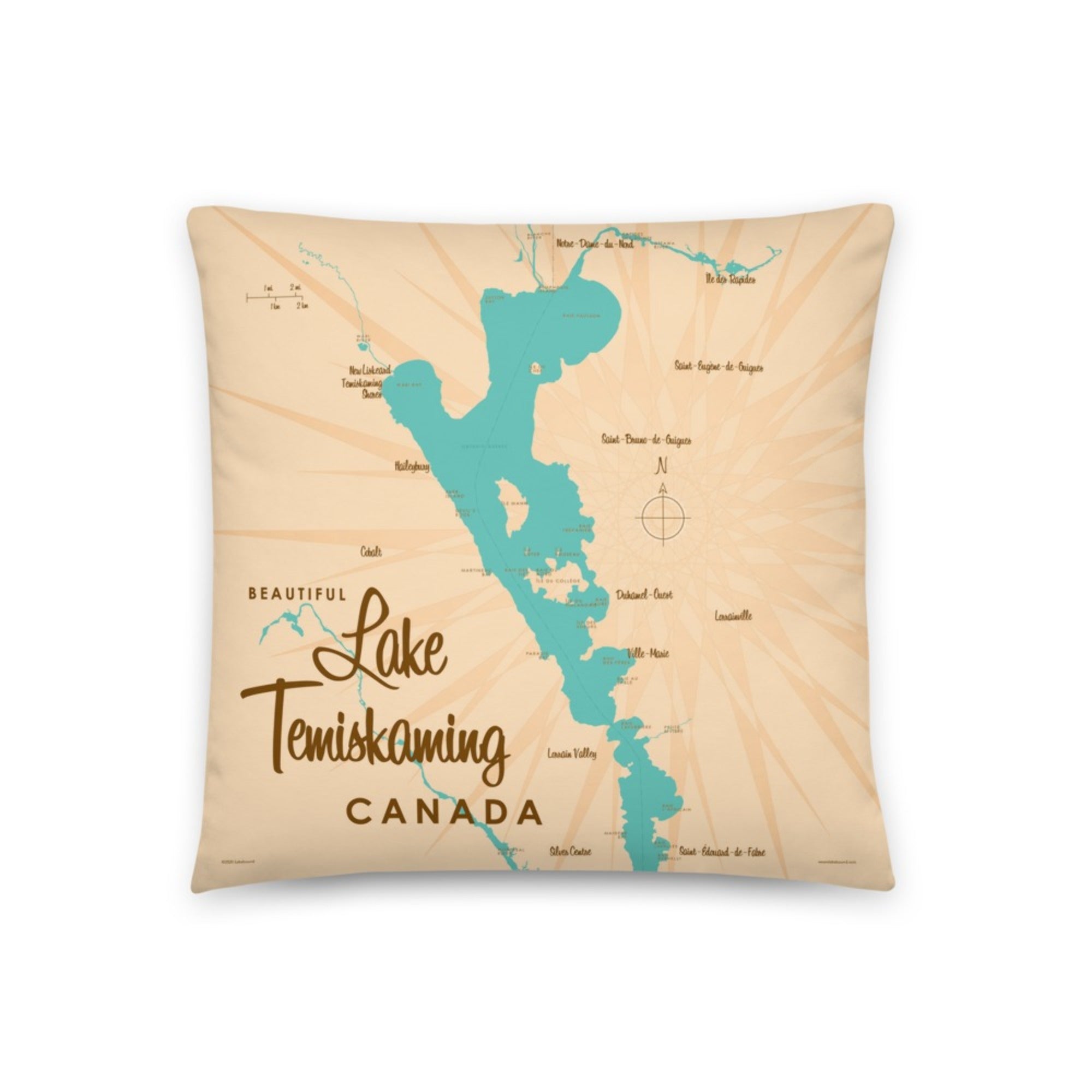 Lake Temiskaming Canada Pillow