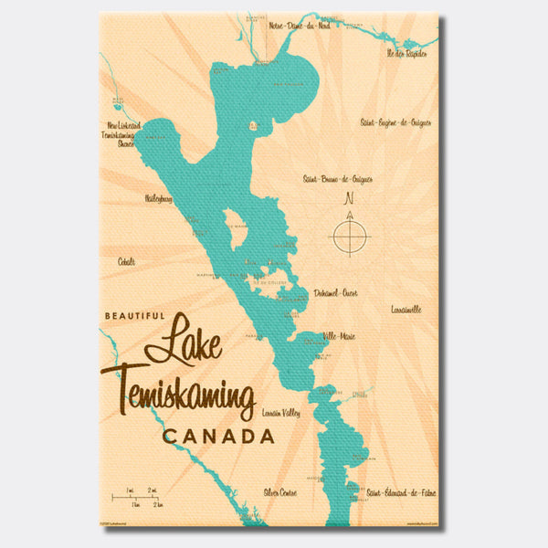 Lake Temiskaming Canada, Canvas Print