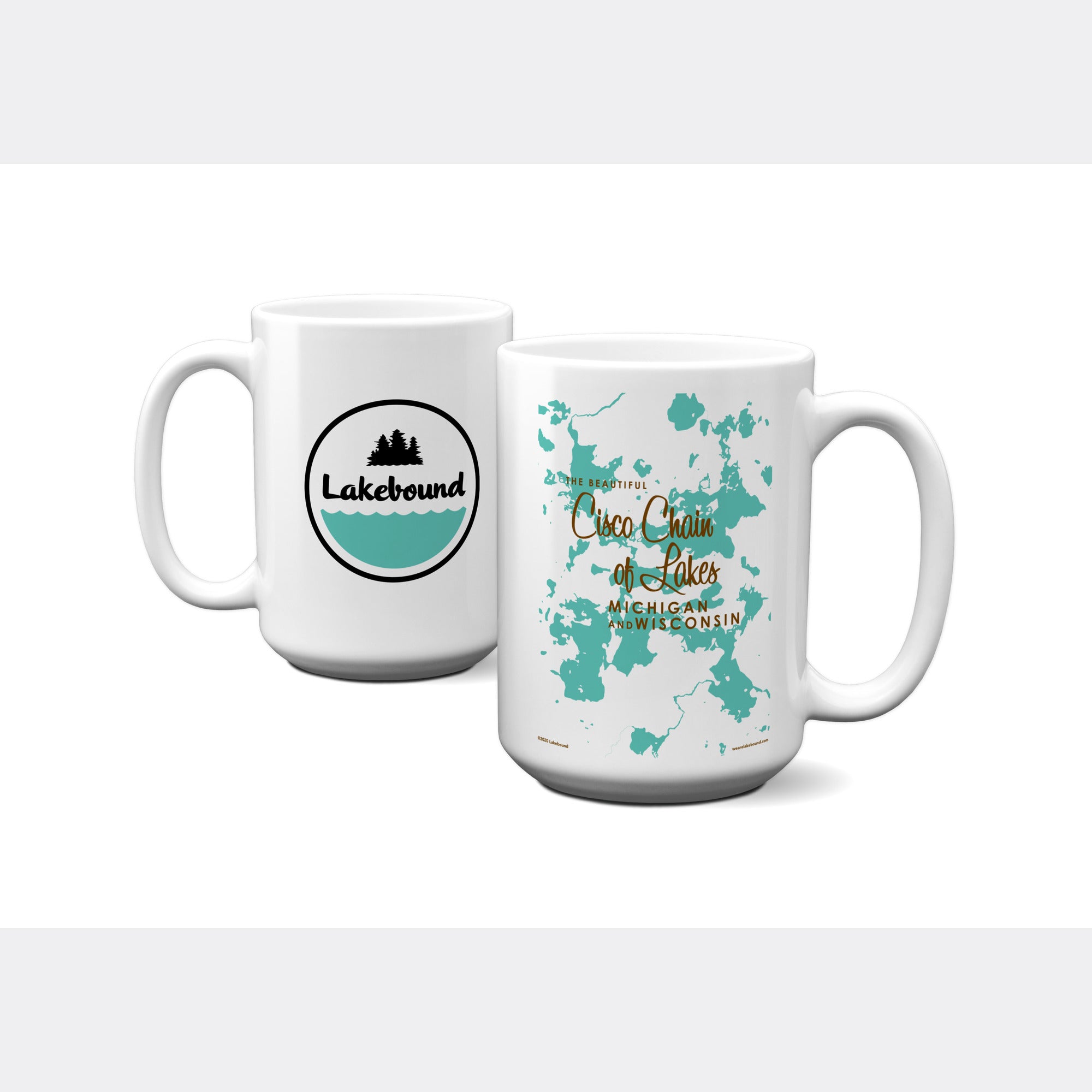 Cisco Chain of Lakes WI Michigan, 15oz Mug