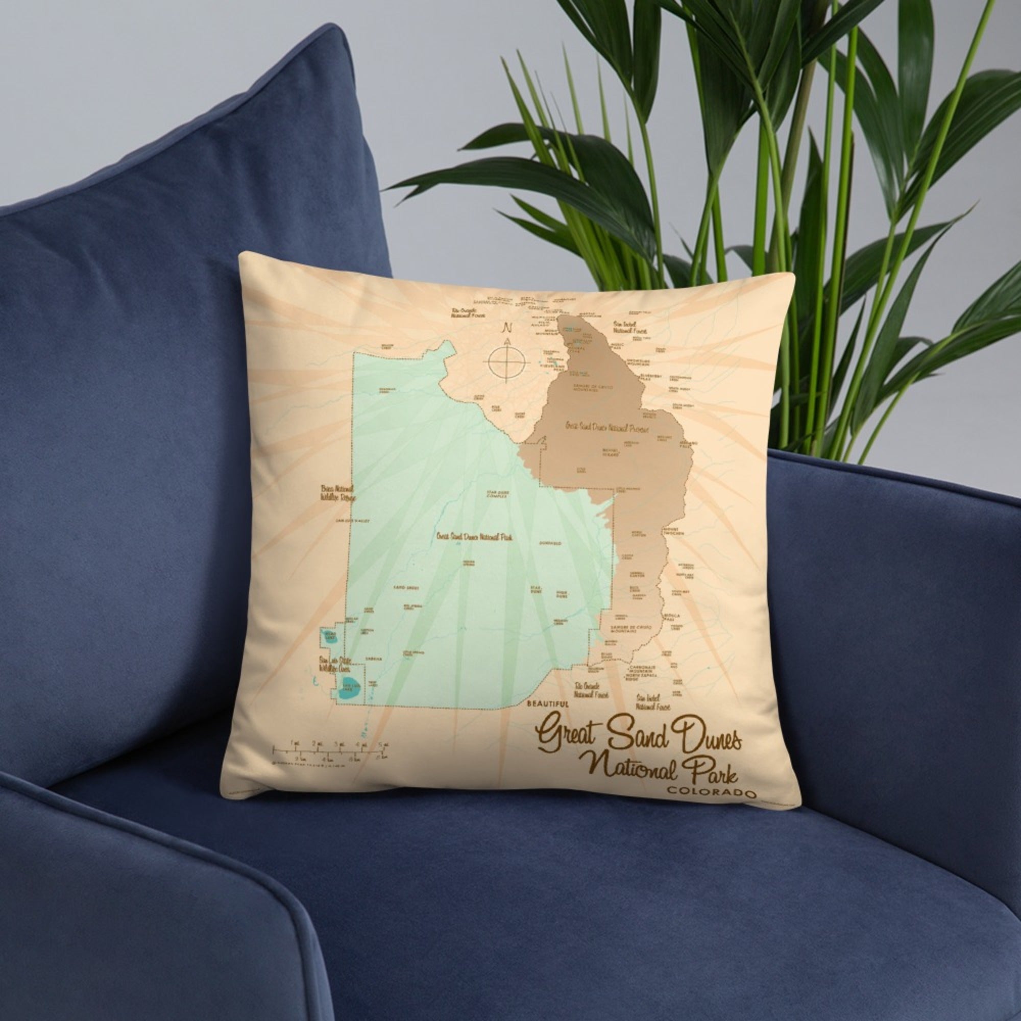 Great Sand Dunes National Park Colorado Pillow