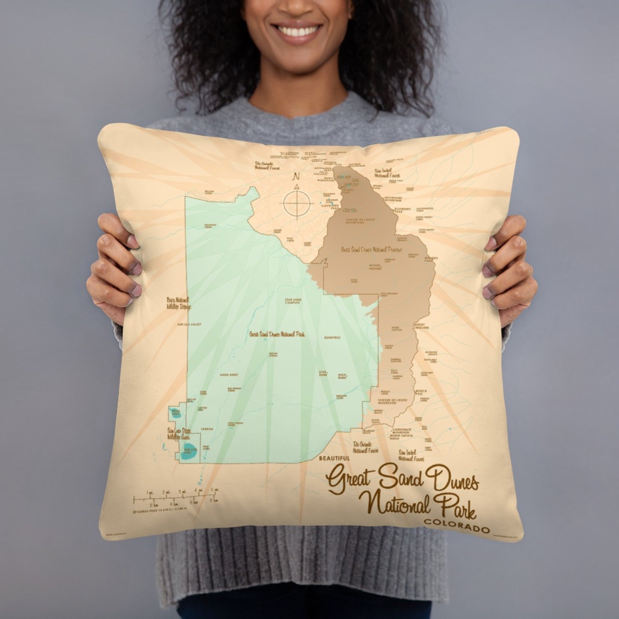 Great Sand Dunes National Park Colorado Pillow