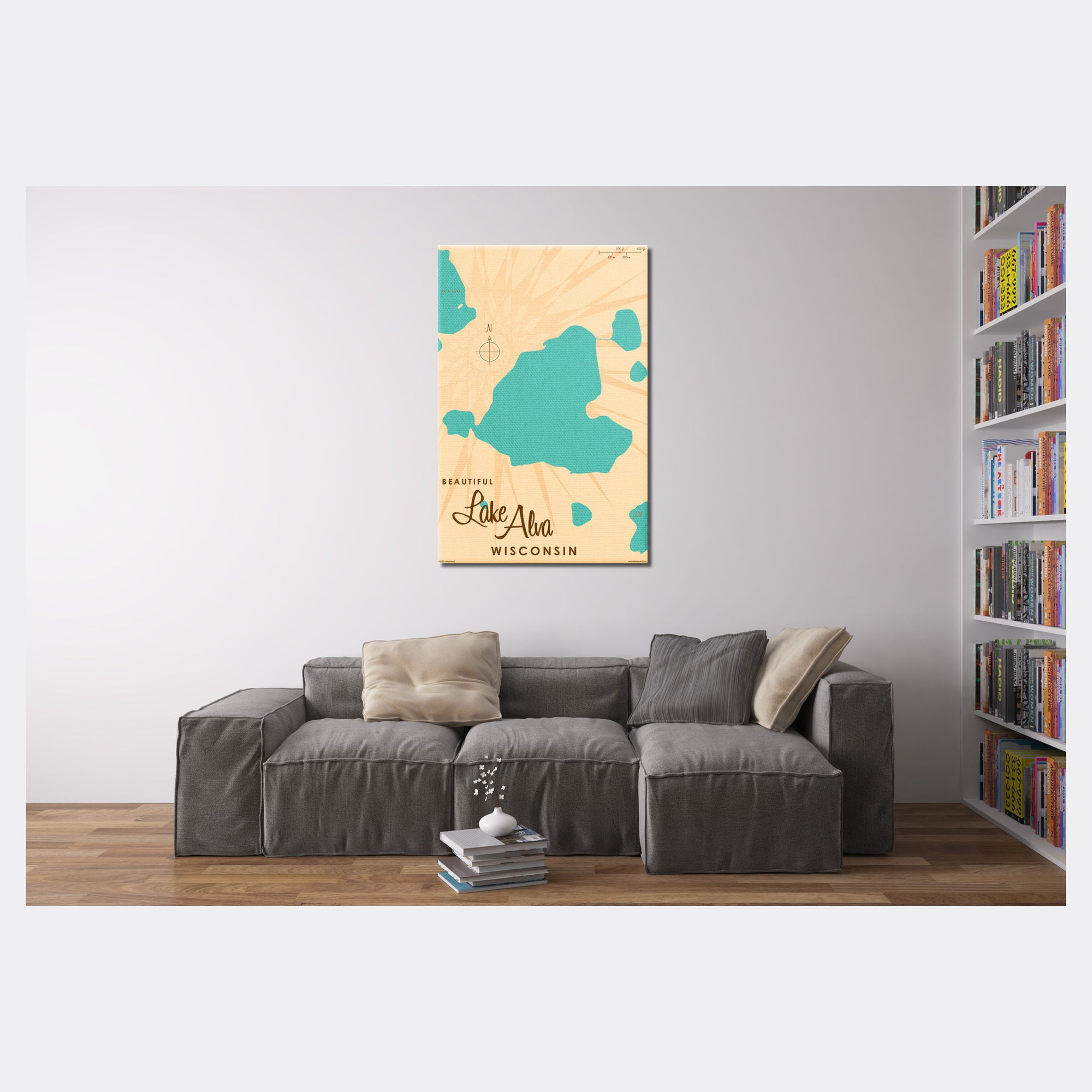 Lake Alva Wisconsin, Canvas Print