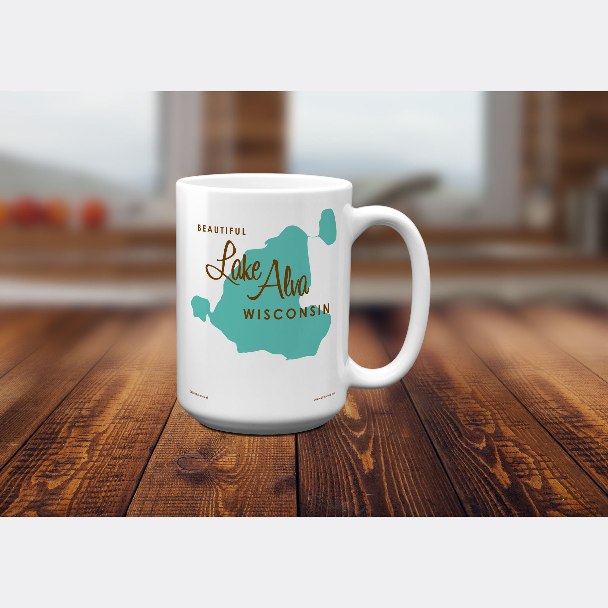 Lake Alva Wisconsin, 15oz Mug