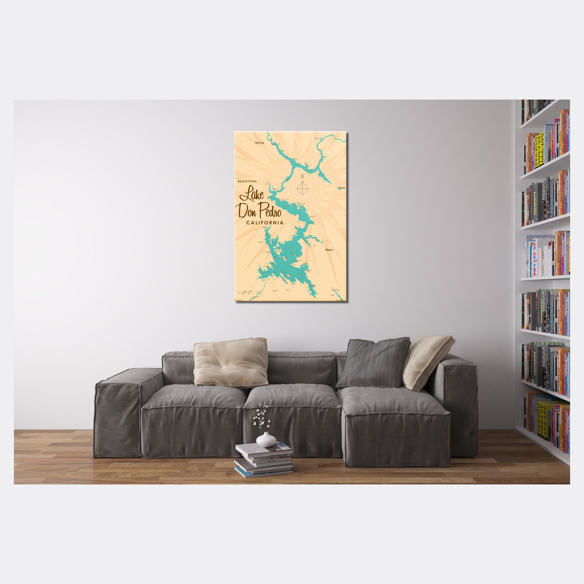 Lake Don Pedro California, Canvas Print