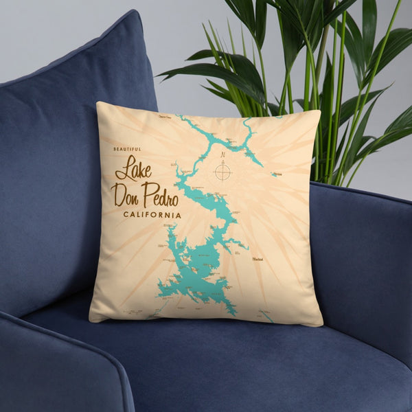 Lake Don Pedro California Pillow