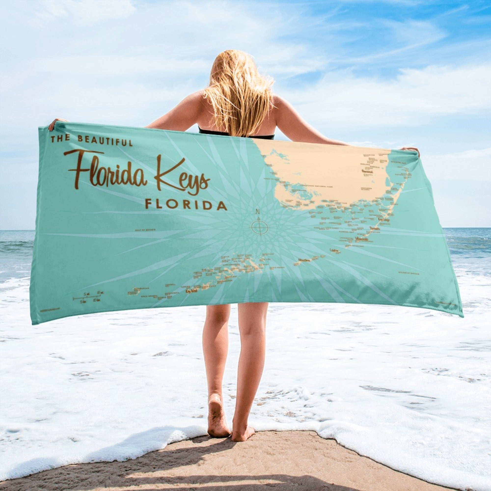 Florida Keys Florida Beach Towel