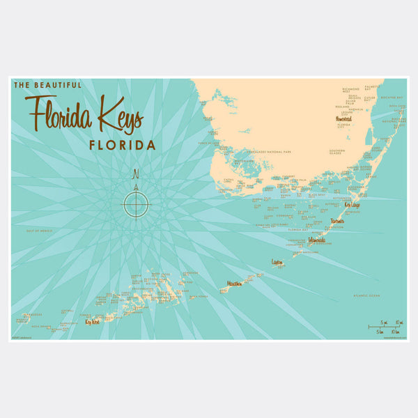 Florida Keys Florida, Paper Print