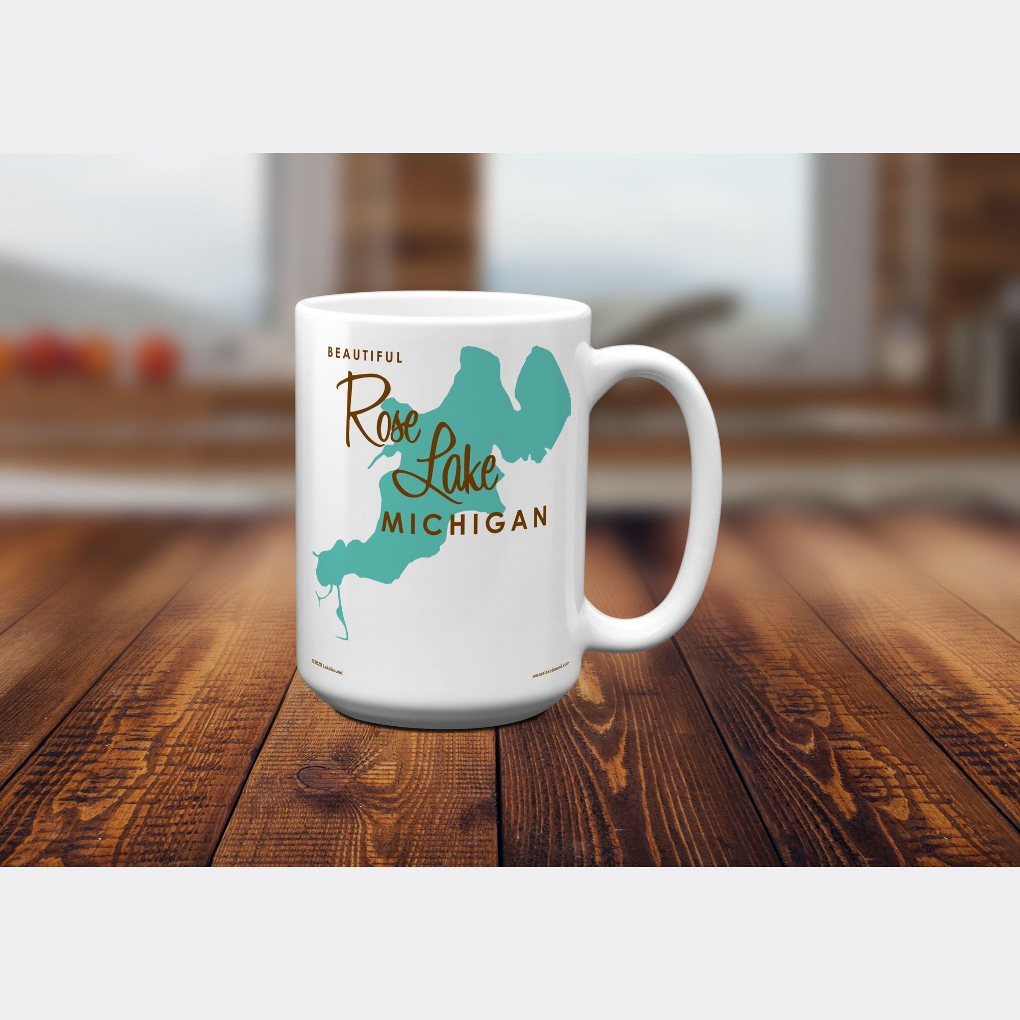 Rose Lake Michigan, 15oz Mug