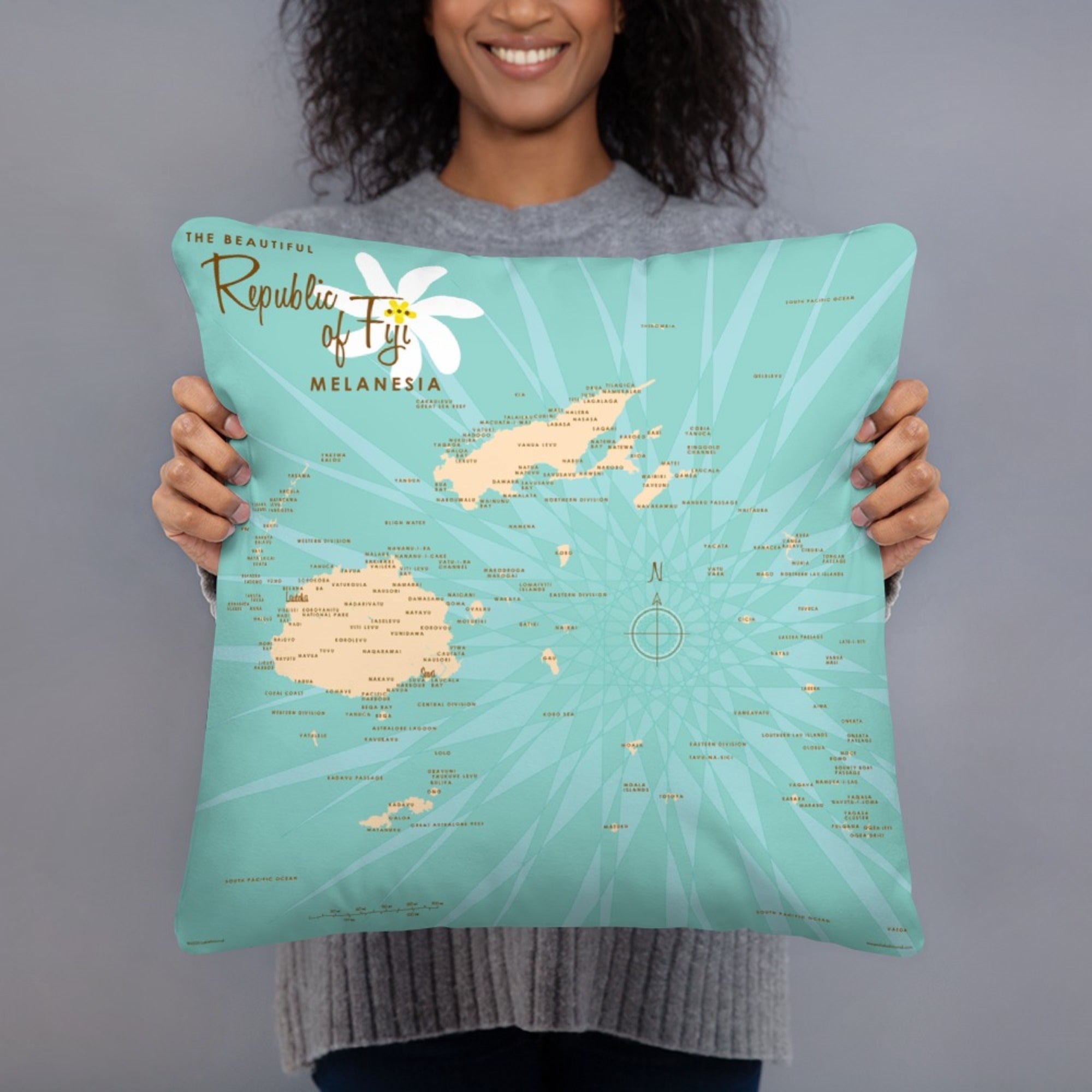 Republic of Fiji Melanesia Pillow