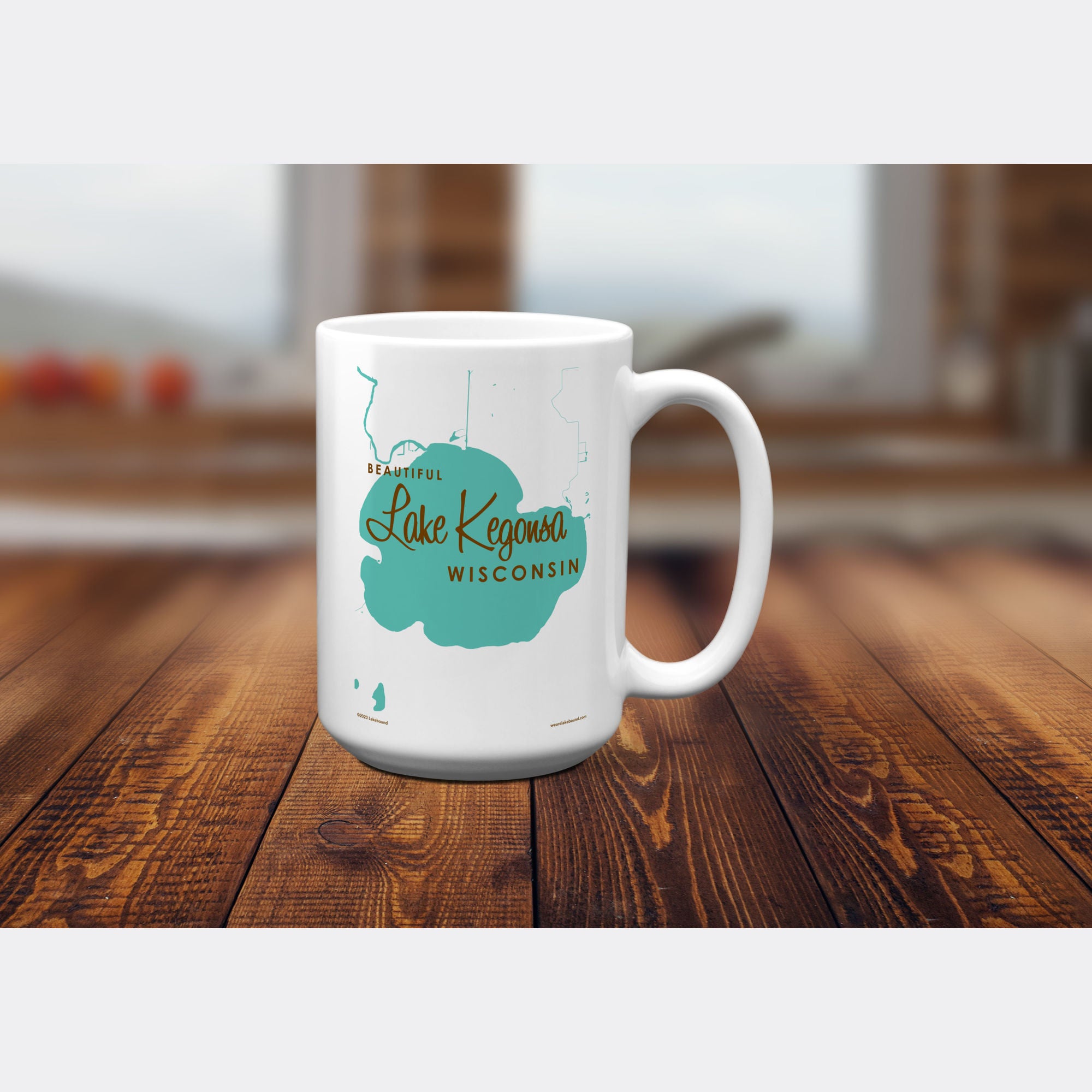 Lake Kegonsa Wisconsin, 15oz Mug