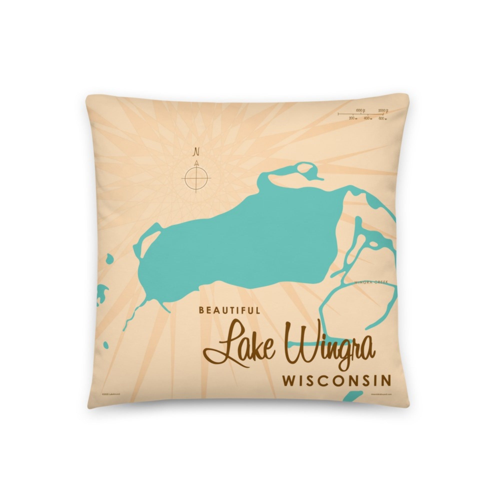 Lake Wingra Wisconsin Pillow