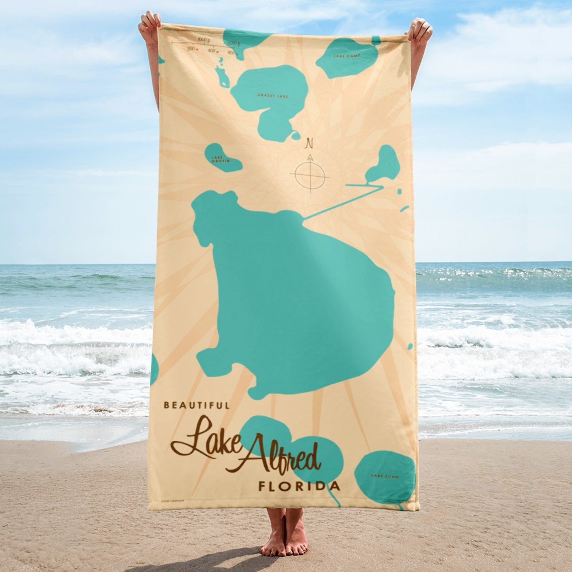 Lake Alfred Florida Beach Towel