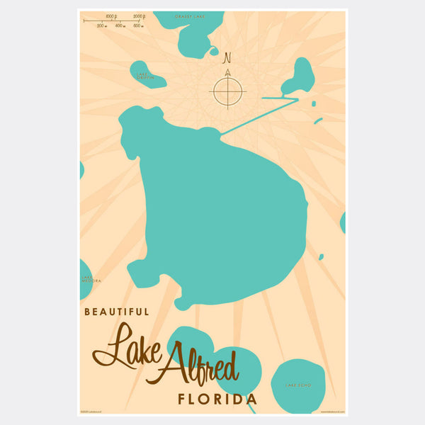Lake Alfred Florida, Paper Print