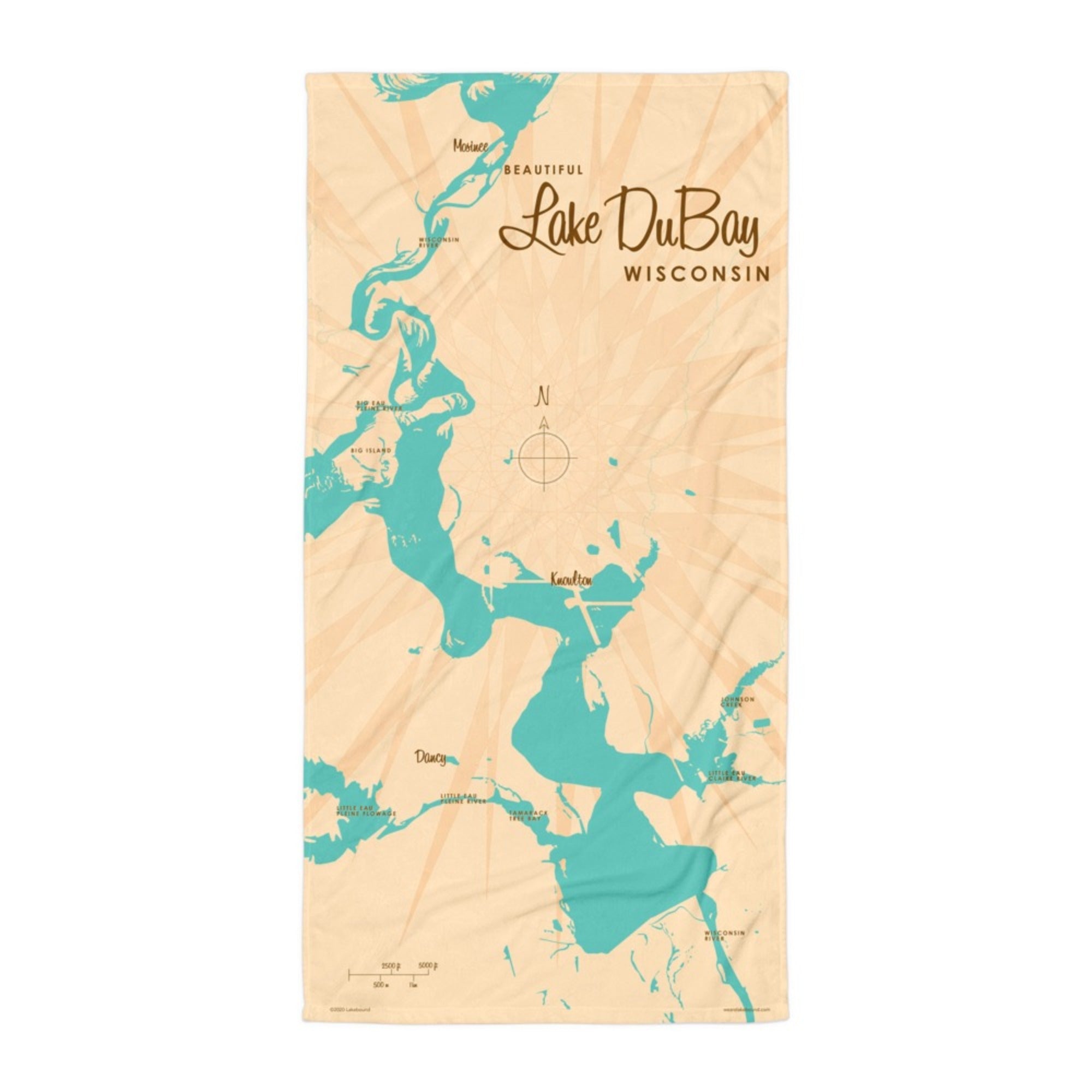 Lake DuBay Wisconsin Beach Towel