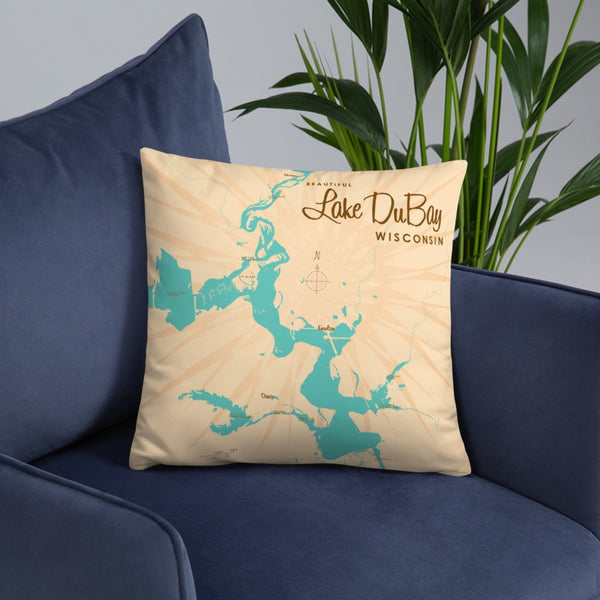 Lake DuBay Wisconsin Pillow