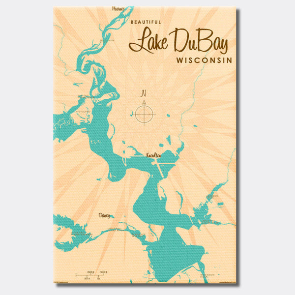 Lake DuBay Wisconsin, Canvas Print