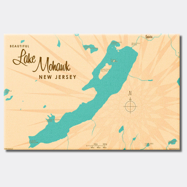 Lake Mohawk New Jersey, Canvas Print