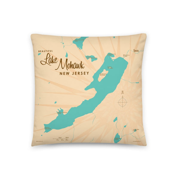 Lake Mohawk New Jersey Pillow