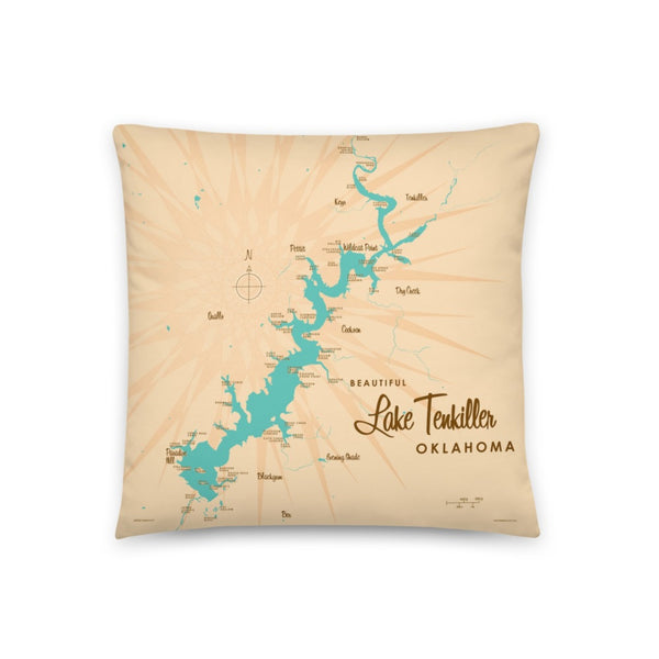 Lake Tenkiller Oklahoma Pillow