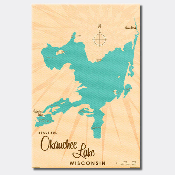 Okauchee Lake Wisconsin, Canvas Print