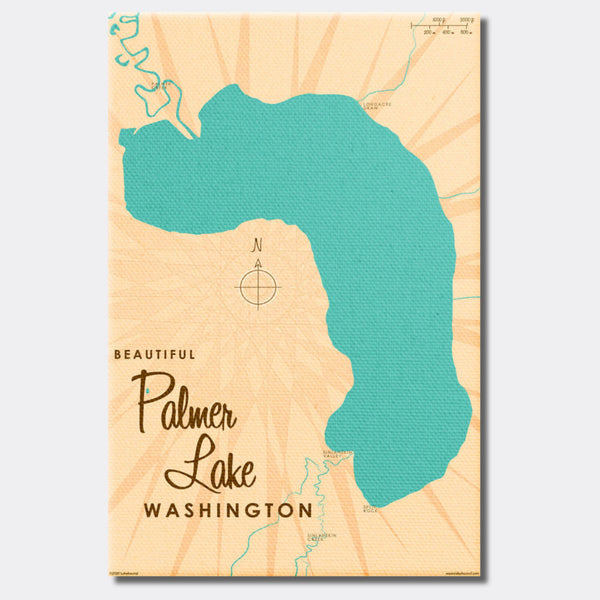 Palmer Lake Washington, Canvas Print