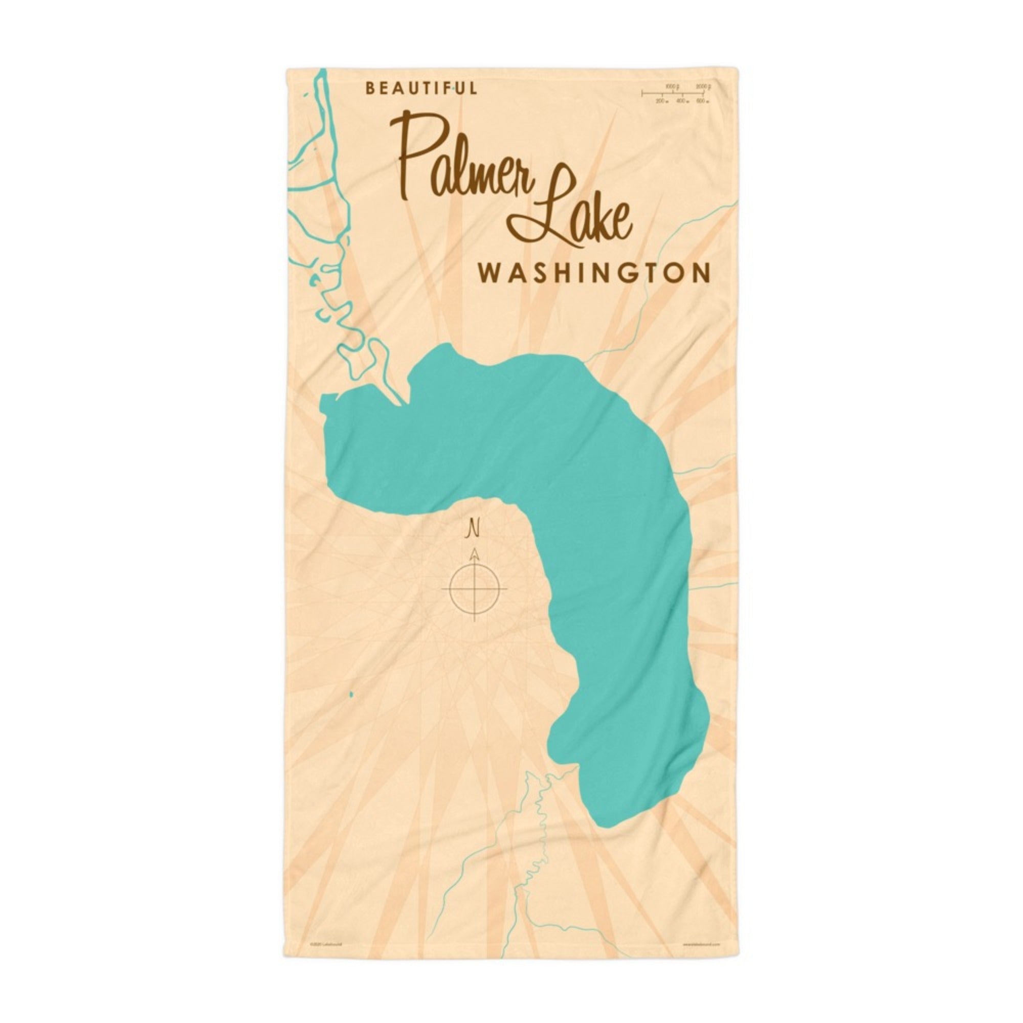 Palmer Lake Washington Beach Towel