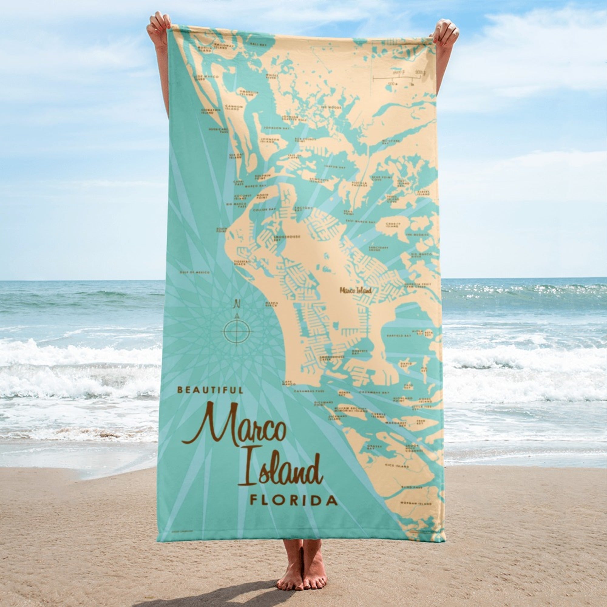 Marco Island Florida Beach Towel