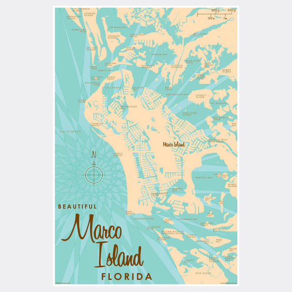 Marco Island Florida, Paper Print