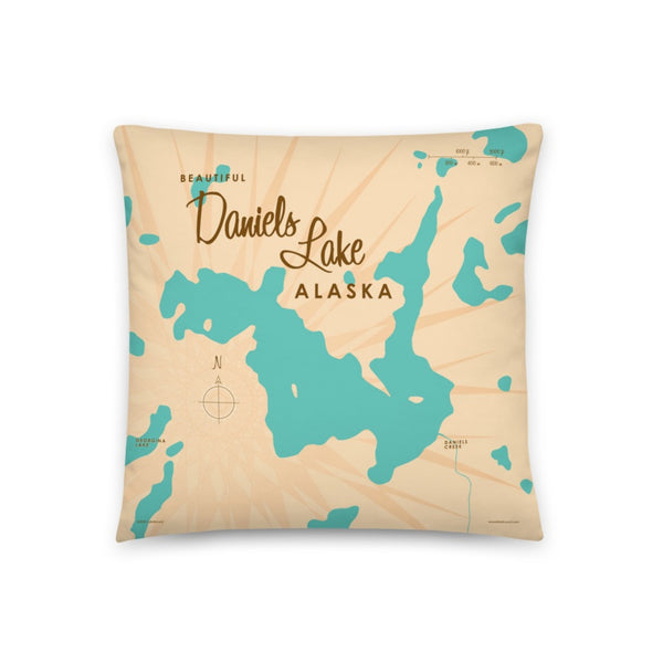 Daniels Lake Alaska Pillow