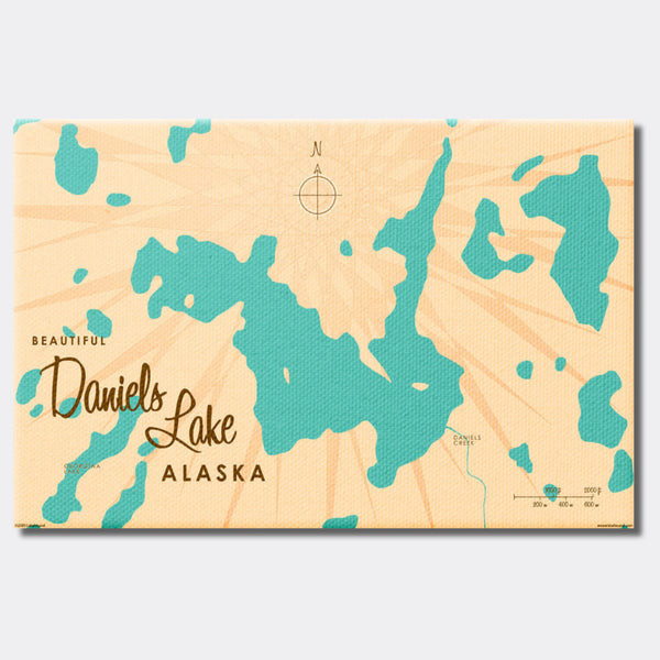 Daniels Lake Alaska, Canvas Print