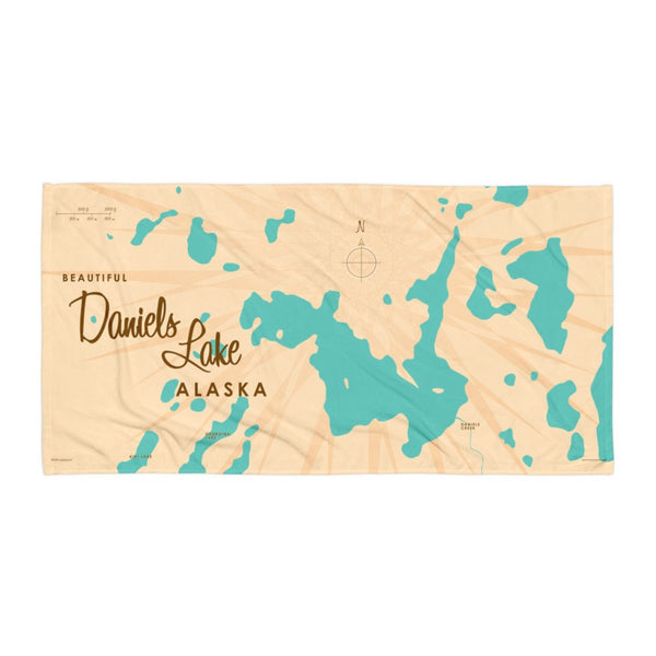 Daniels Lake Alaska Beach Towel