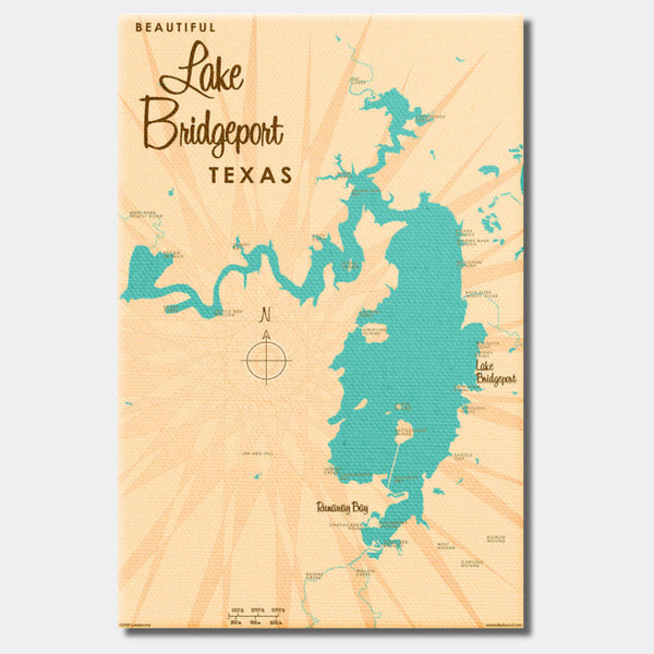 Lake Bridgeport Texas, Canvas Print