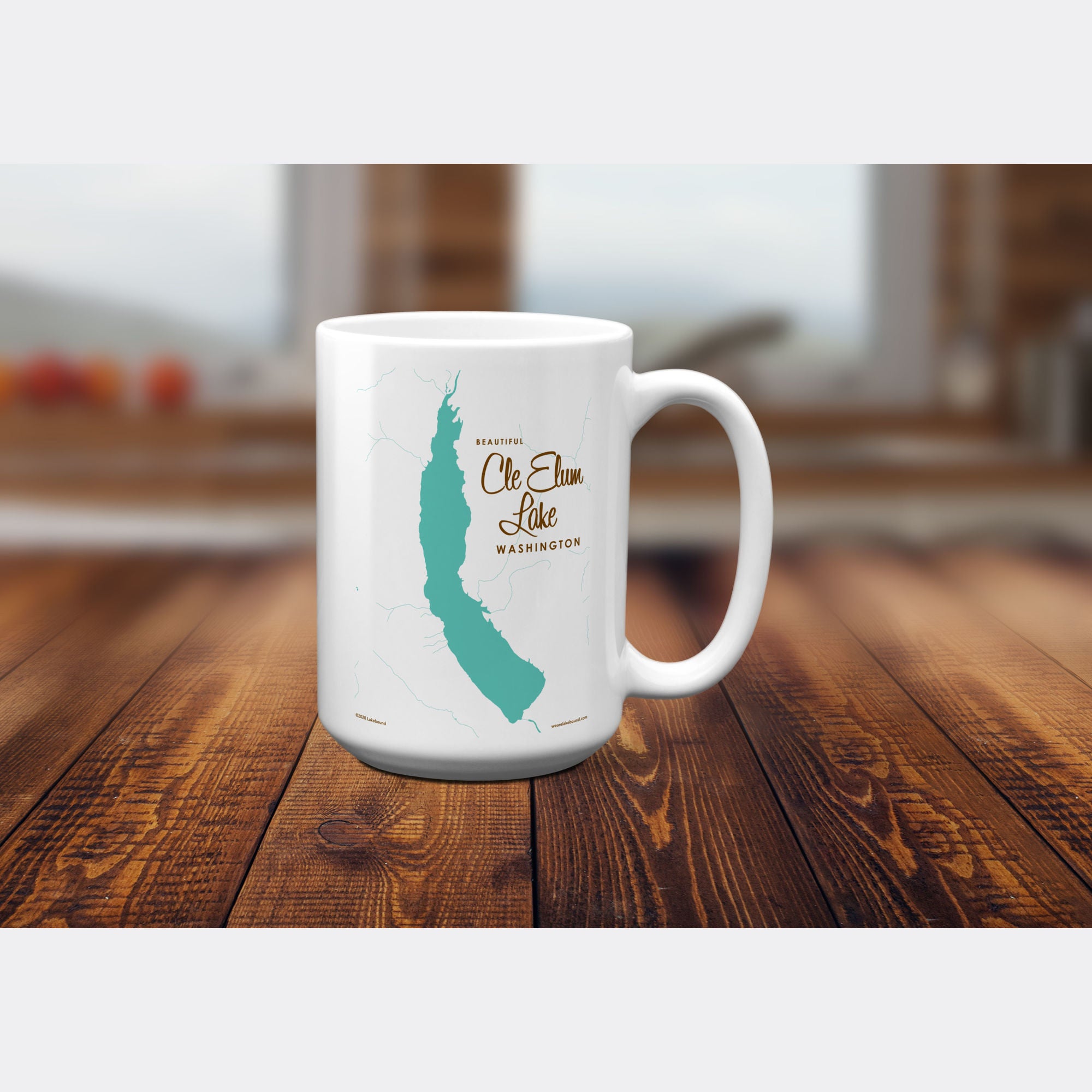 Cle Elum Lake Washington, 15oz Mug