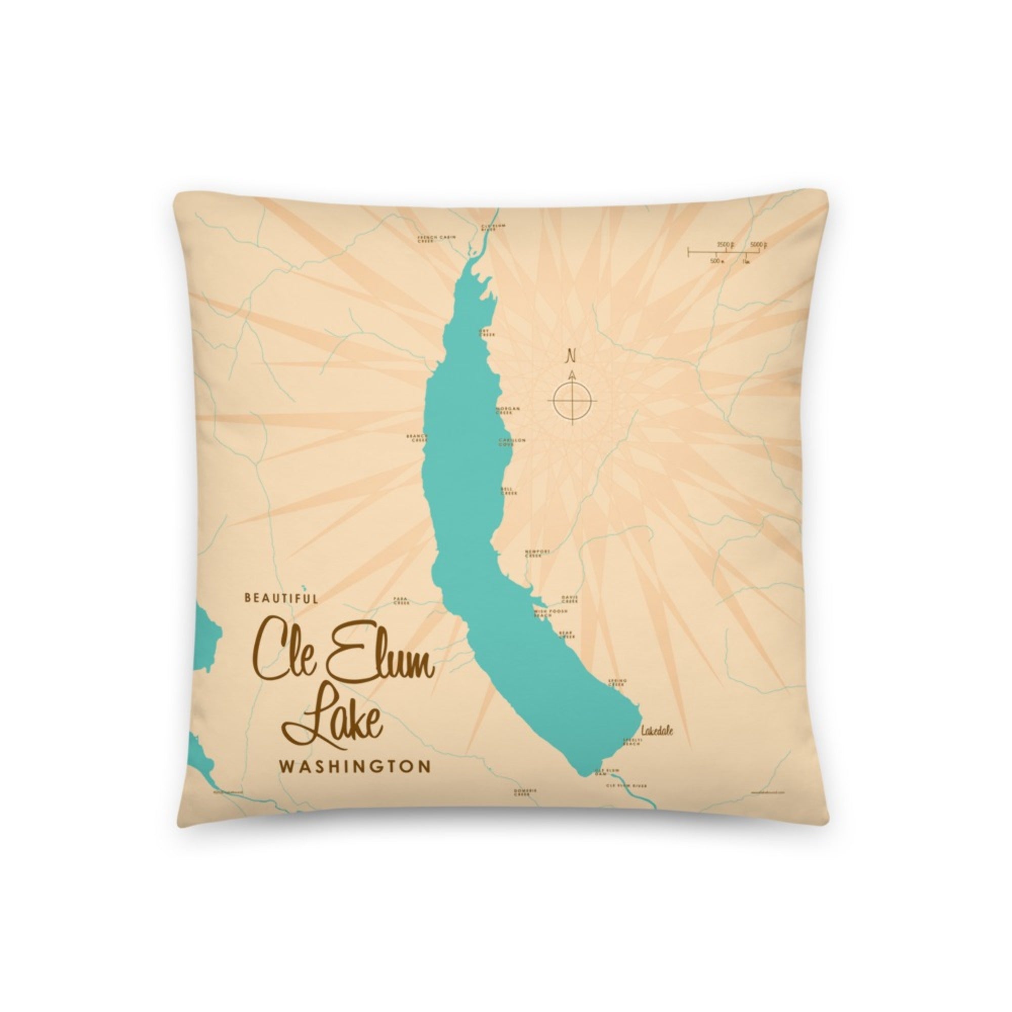 Cle Elum Lake Washington Pillow
