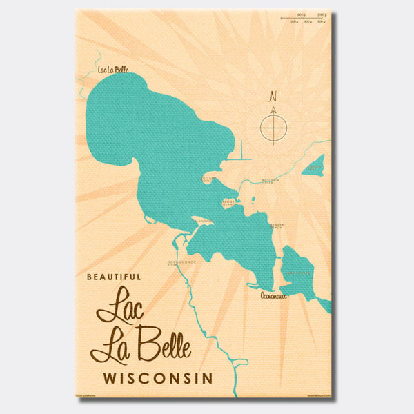 Lac La Belle Wisconsin, Canvas Print