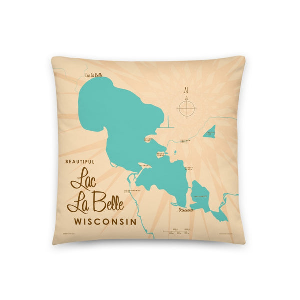 Lac La Belle Wisconsin Pillow