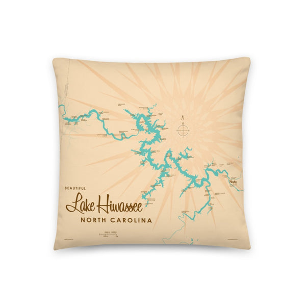 Lake Hiwassee North Carolina Pillow