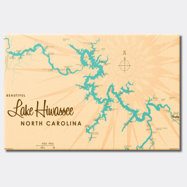 Lake Hiwassee North Carolina, Canvas Print