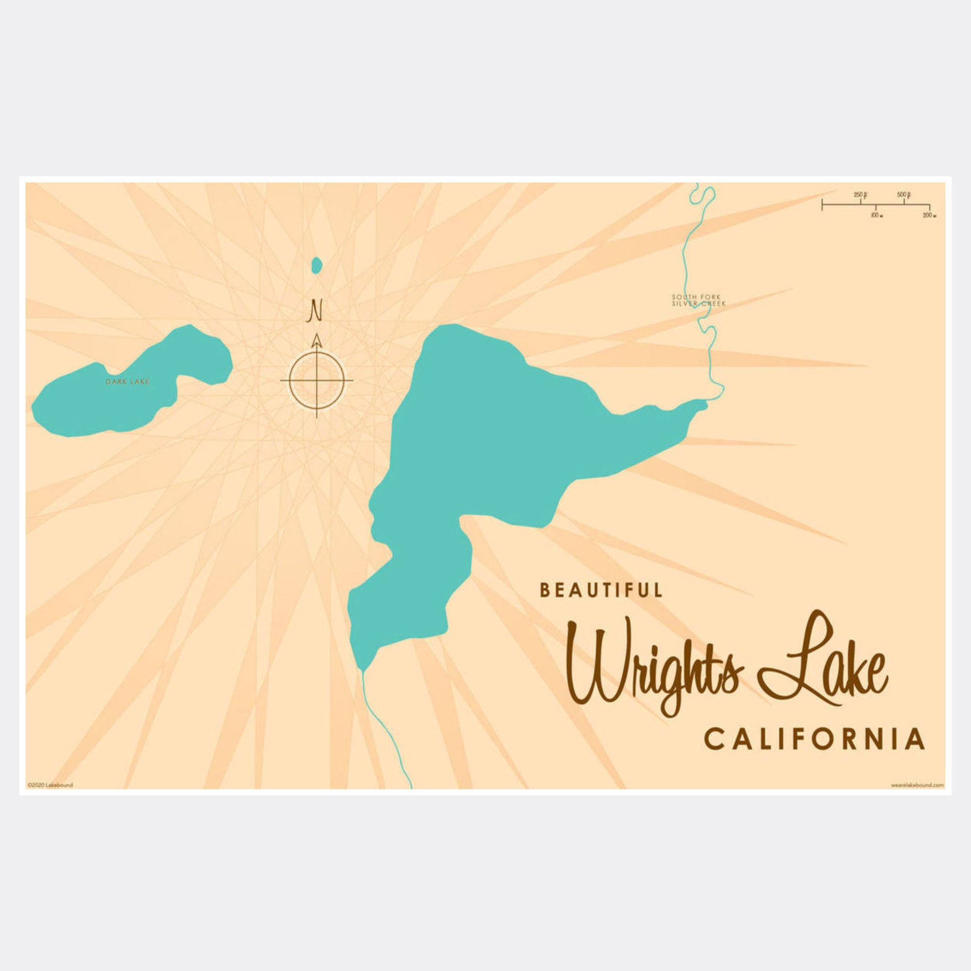Wrights Lake California, Paper Print