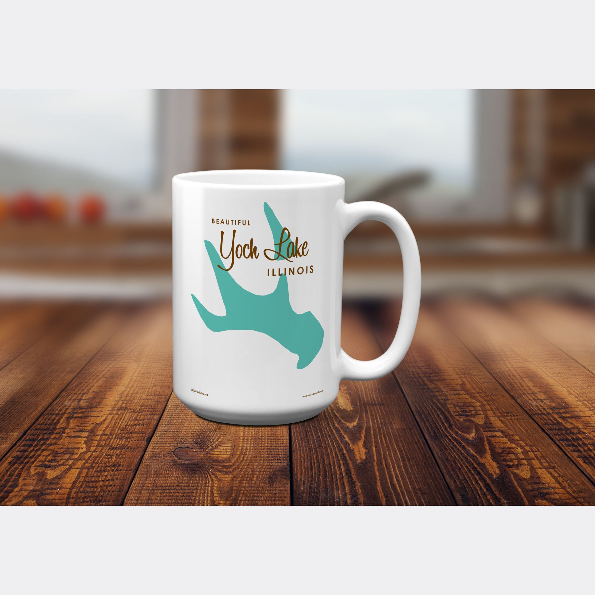 Yoch Lake Illinois, 15oz Mug