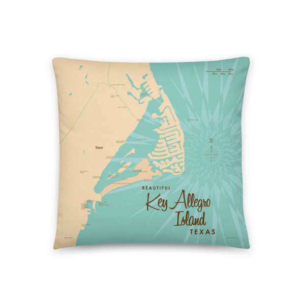 Key Allegro Island Texas Pillow