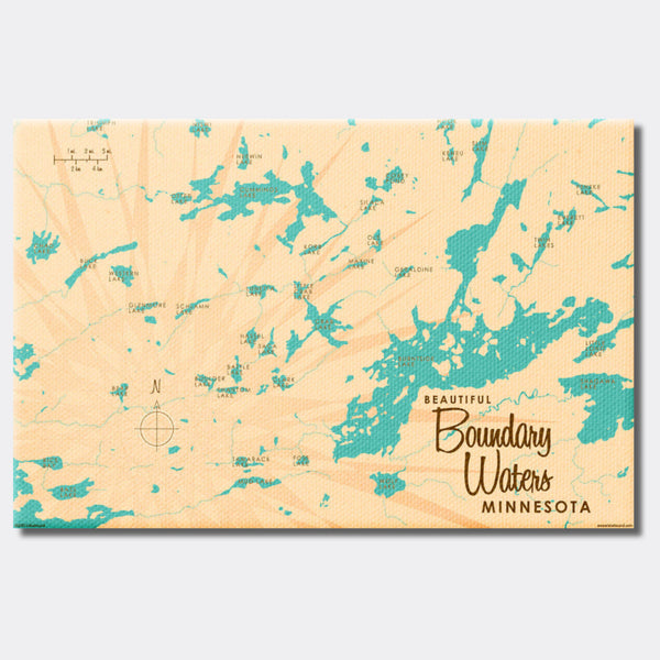 Boundary Waters Minnesota, Canvas Print