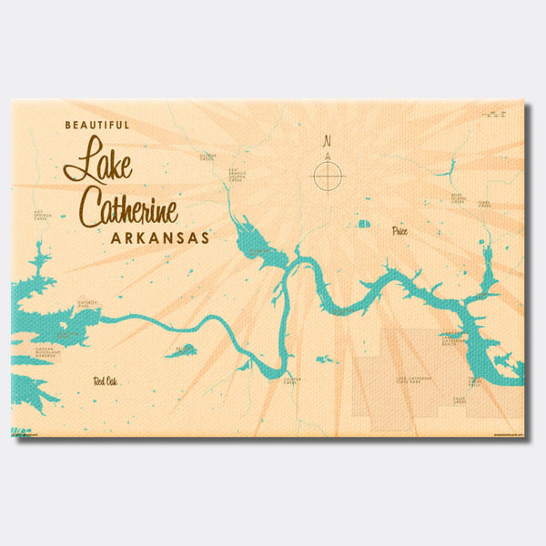 Lake Catherine Arkansas, Canvas Print