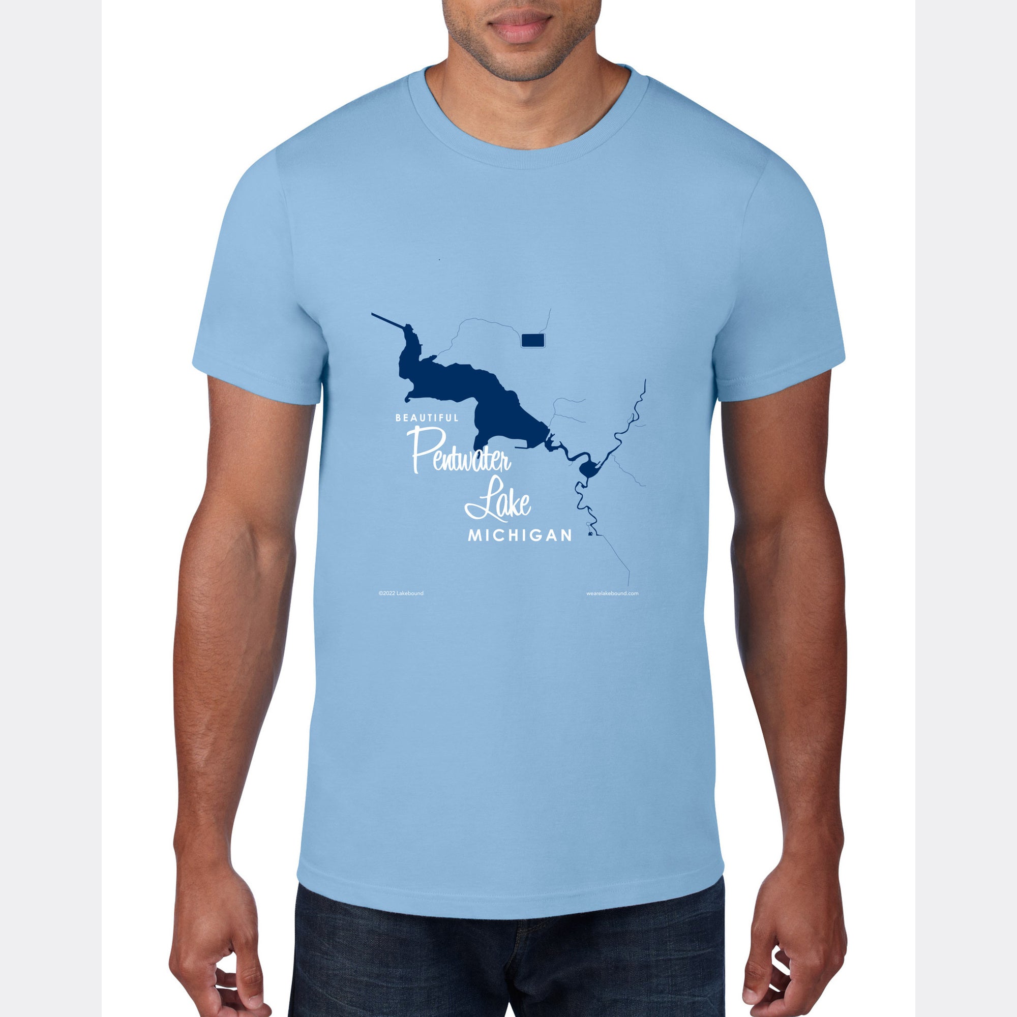 Pentwater Lake Michigan, T-Shirt