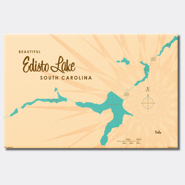 Edisto Lake South Carolina, Canvas Print