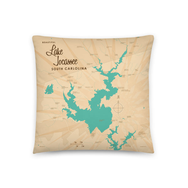 Lake Jocassee South Carolina Pillow