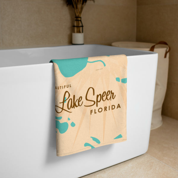 Lake Speer Florida Beach Towel