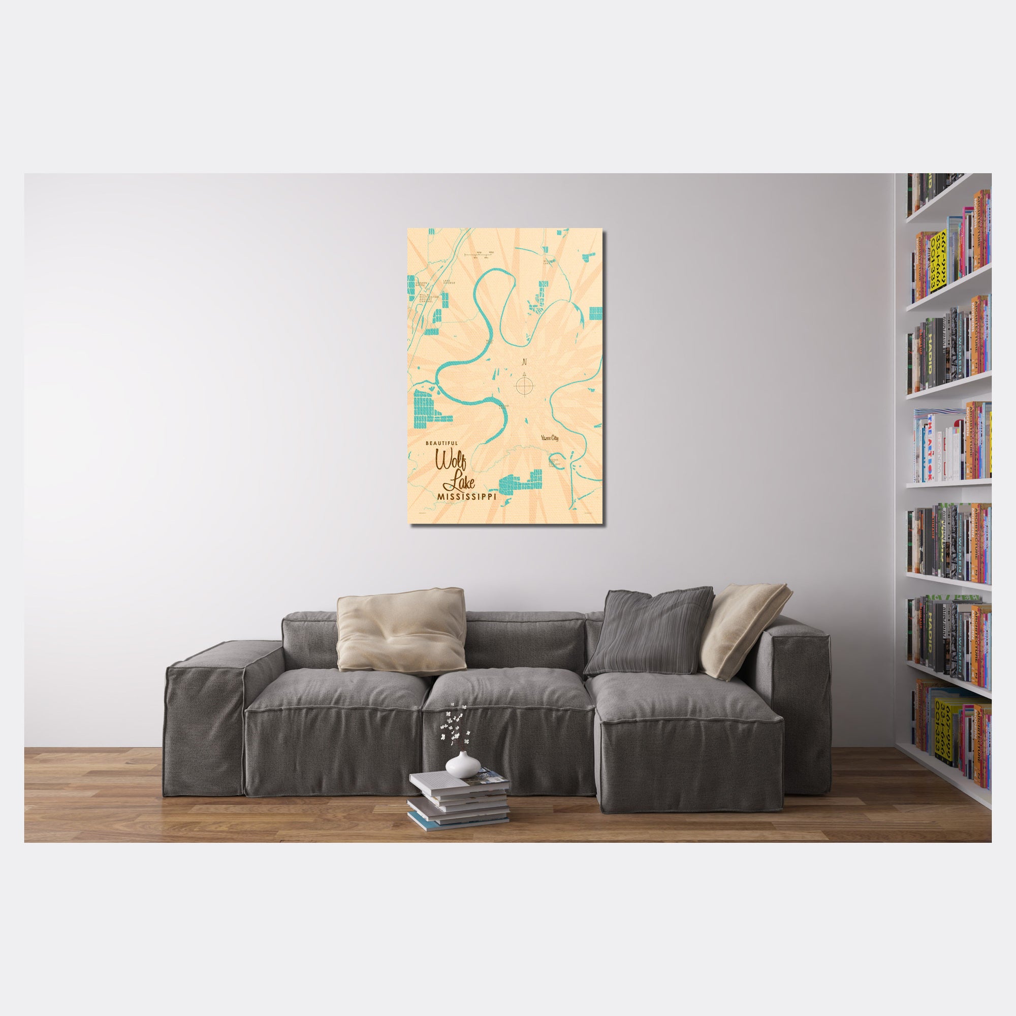 Wolf Lake Mississippi, Canvas Print