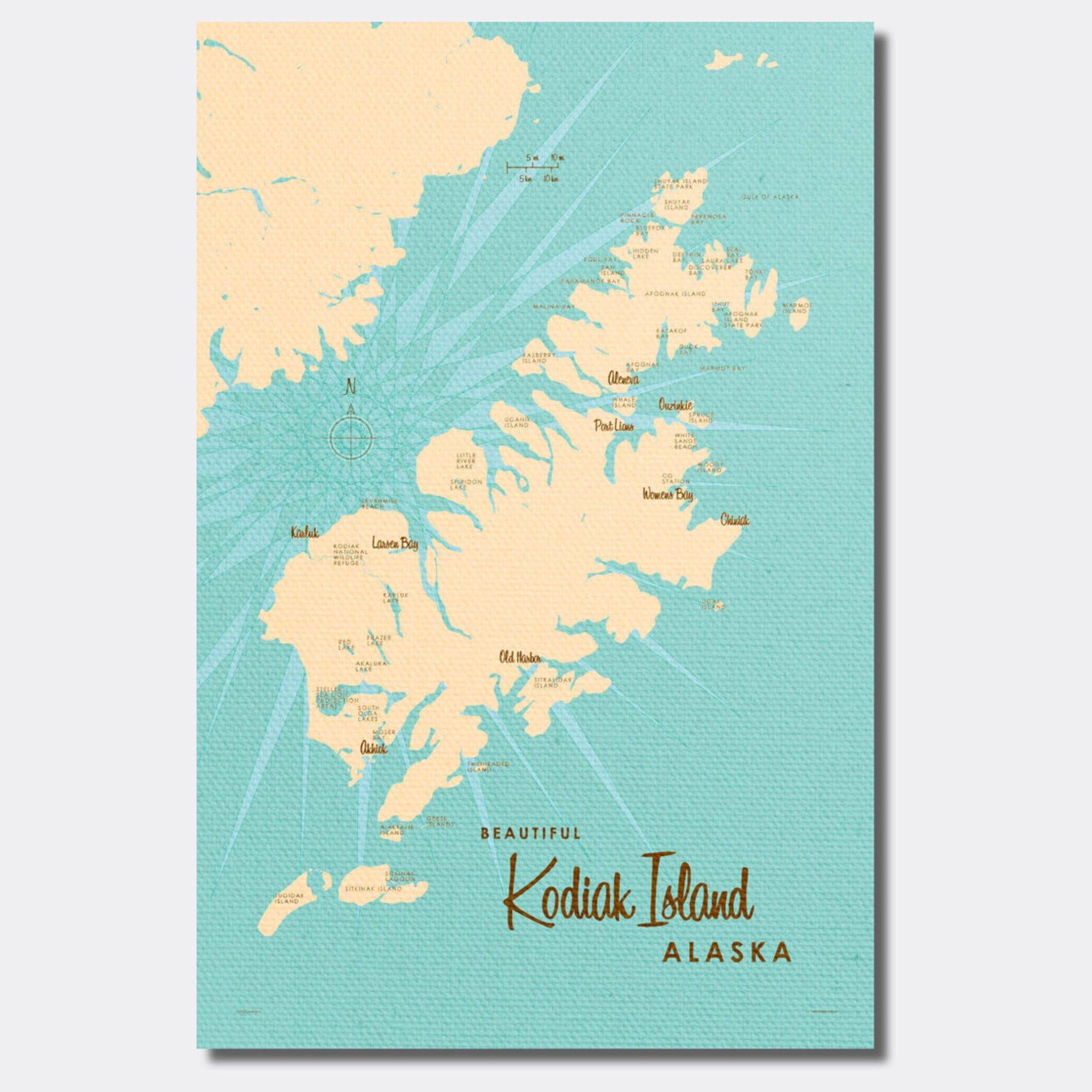 Kodiak Island Alaska, Canvas Print
